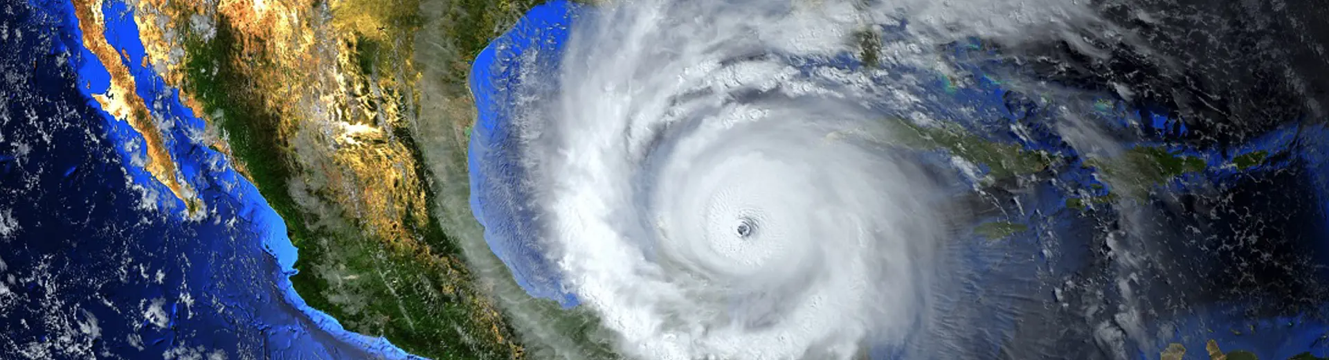 Stock image, storm seen from space